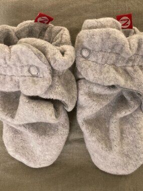 Zutano 18M Cotton Blend Gripper Baby Booties